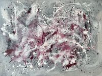 Dropped the red wine - 80 x 60 cm